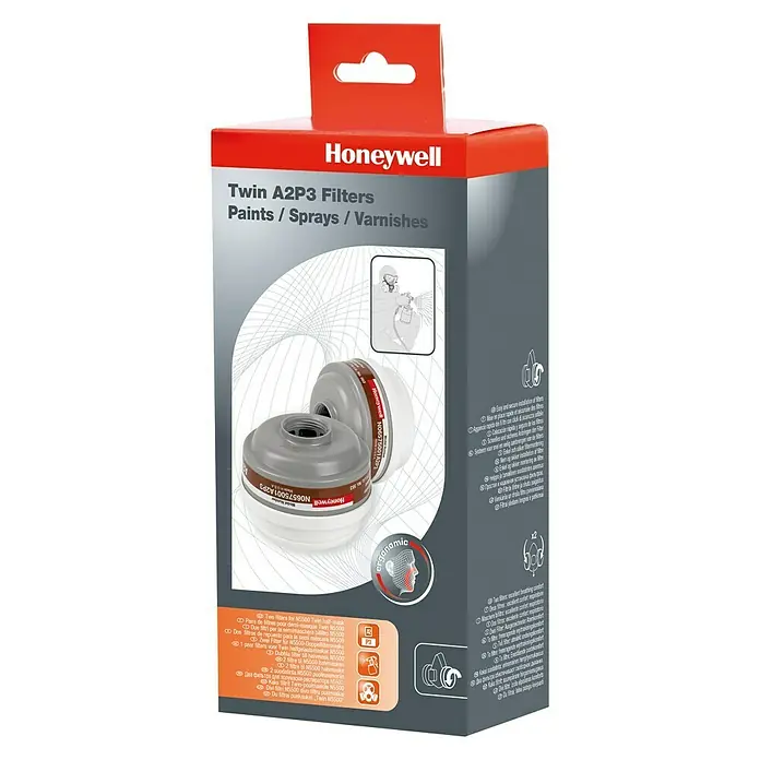 Honeywell Filtro de repuesto - A2P3 R, 2 ud.