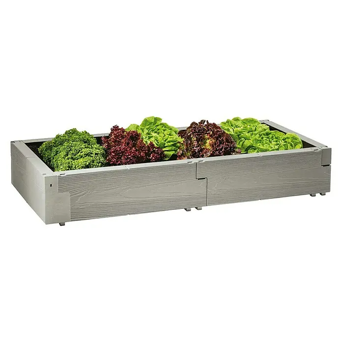 Juwel Hochbeet Timber - 130 x 60 x 20 cm, Kunststoff - Ansicht von oben