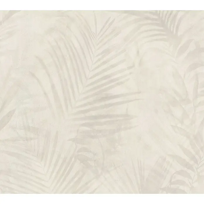 AS Creation Neue Bude 2.0 ED II Vliestapete Palme - Creme, Floral, 10,05 x 0,53 m - Detailaufnahme