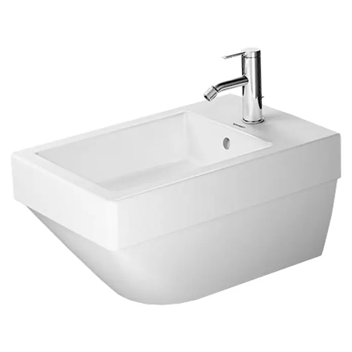 Duravit Vero Air Wand-Bidet - Ohne Spezialglasur, Keramik, Weiß - Vorderansicht