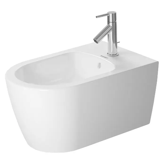 Duravit ME by Starck Wand-Bidet Typ 1 - Ohne Spezialglasur, Keramik, Weiß - Vorderansicht