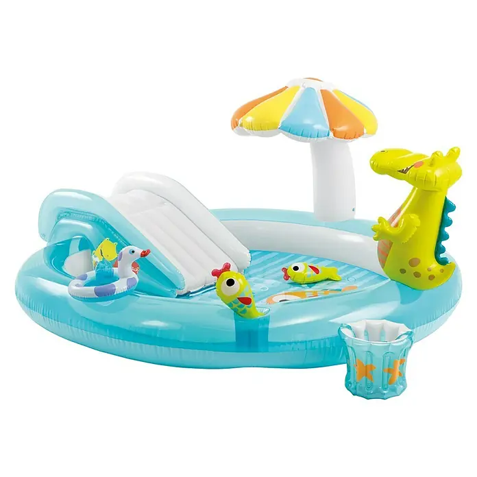 Intex Gator Dječji bazen - D x Š x V: 203 x 173 x 89 cm, 180 l, Plave boje