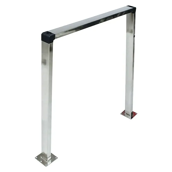 Wagner System Nosač i postolje stola - Š x V: 700 x 720 mm, Čelik, Kromirana, polirana, Srebrne boje - Pogled odozdo