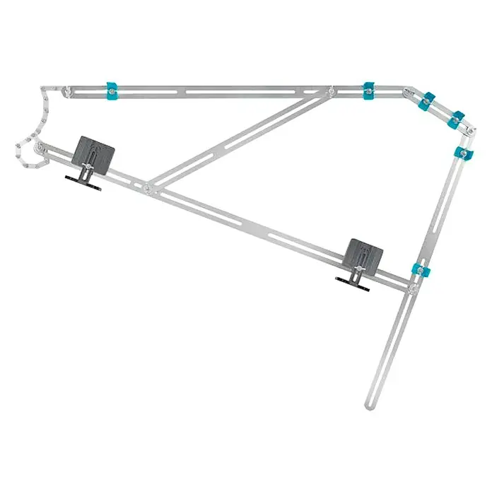 Wolfcraft Calibrador de peldaños - Específico para: Construcción de escaleras