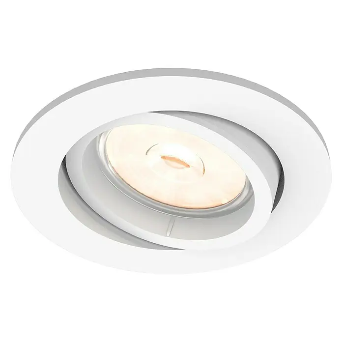 Philips Foco empotrable Enneper - 5,5 W, GU10, Blanco, Diámetro: 9 cm