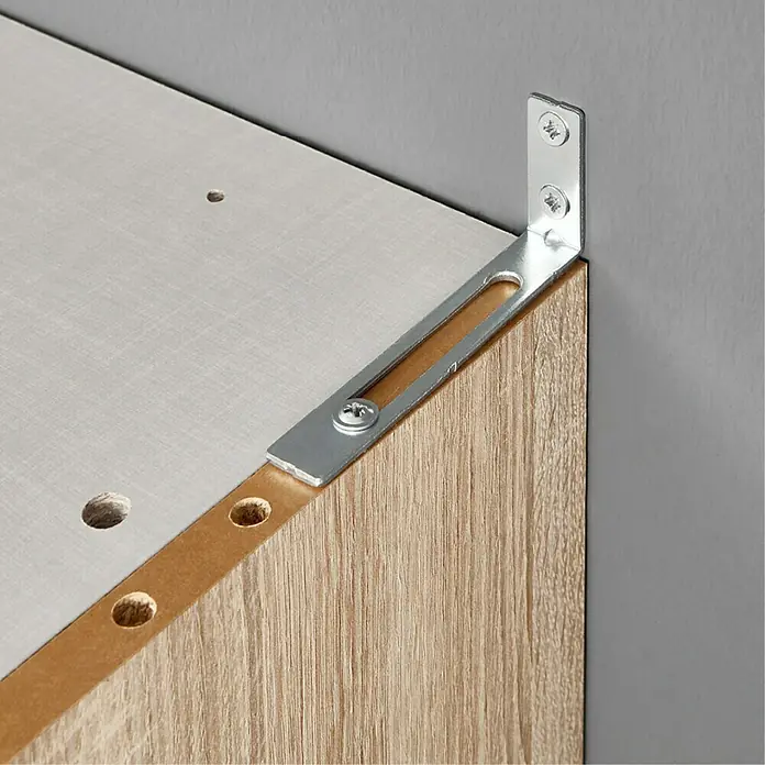Express Möbel Drehtürschrank Brooklyn - L x B x H: 58 x 300 x 216 cm, Riviera Eiche/Weiß, 2 Spiegel, Lackiert, Anzahl Schubladen: 2 Stk. - Detailaufnahme