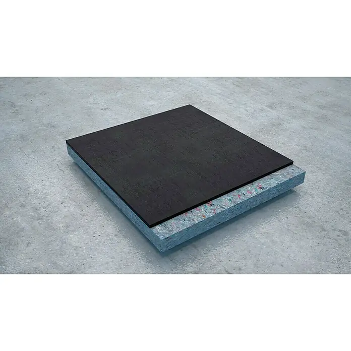 Bur2000 Placa absorbente acústica Noise - 6 m x 1 m x 18 mm, Espuma viscoelástica
