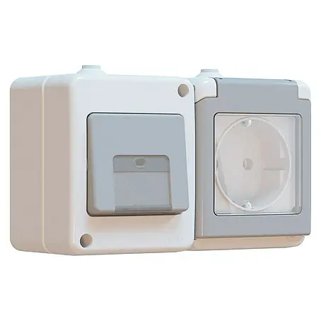 Elektro Material Fluid Combinación de interruptores para estancias con humedad