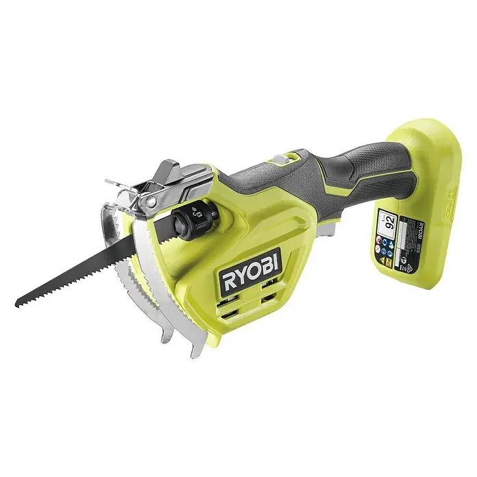 Ryobi ONE+ Bežična pila za grane - 18 V, Litij-ionska, Bez akumulatora - Pogled s lijeve strane