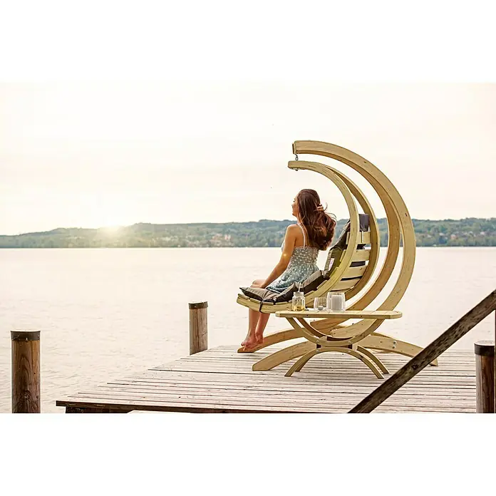 Amazonas Hängesesselgestell Globo Stand - Passend für: Amazonas Swing Chair/Globo Chair/Swing Lounger, Holz