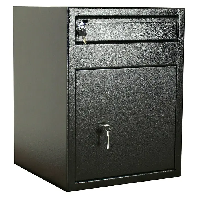 Rottner Einwurftresor Cashmatic 2 - 47 x 46 x 60 cm, Doppelbartschloss