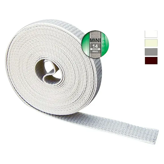 Schellenberg Rollladengurt - Braun, Länge: 4,5 m, Gurtbreite: 14 mm