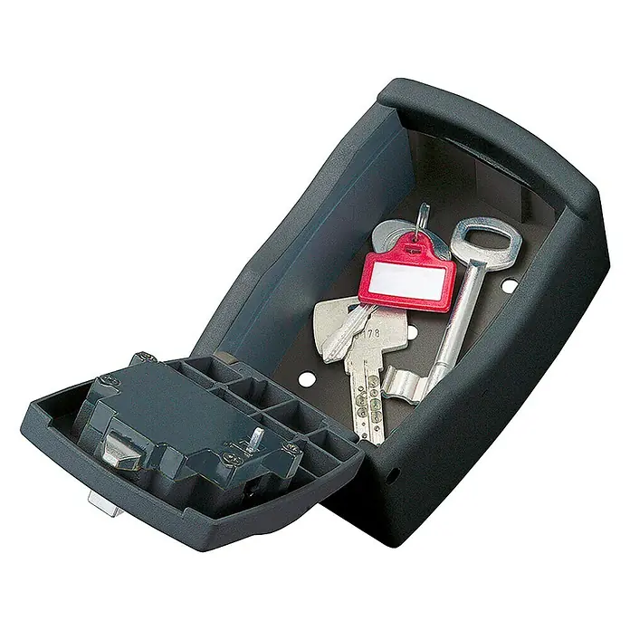 Rottner Schlüsselkasten Key Protect - L x B x H: 6 x 9 x 13 cm, Geeignet für: Schlüssel, Ohne Bügel