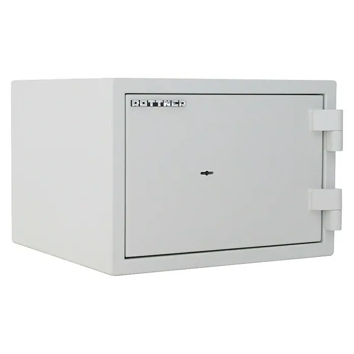 Rottner Feuerschutztresor Fire Safe - 45 x 44,5 x 31,5 cm, Doppelbart-Hochsicherheitsschloss