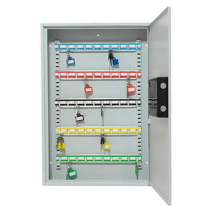 Rottner Schlüsselkasten S 50 - Geeignet für: 50 Schlüssel, L x B x H: 8 x 38 x 55 cm, Elektronisches Zahlenschloss