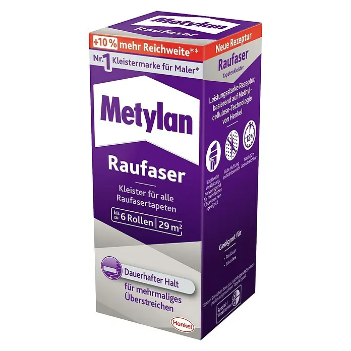 Metylan Tapetenkleister Raufaser - 180 g - Vorderansicht