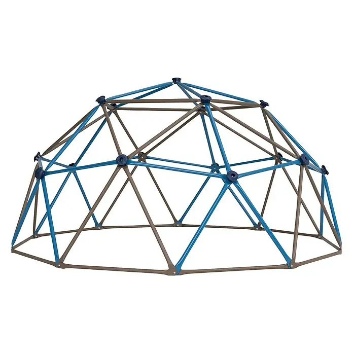 Lifetime Gartenspielgerät Geodome - 274 x 274 x 137 cm, Braun, Blau