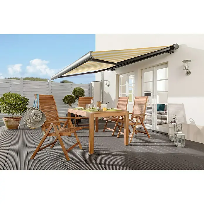 Kovalex WPC-Terrassendiele Exklusiv nach Maß - 300 x 14,5 x 2,6 cm, Graubraun, Mattiert