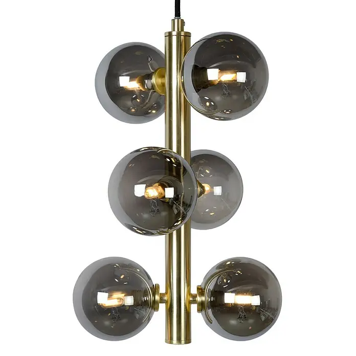 Lucide Tycho Pendelleuchte - L x B x H: 25,5 x 25,5 x 150 cm, Gold - Detailaufnahme