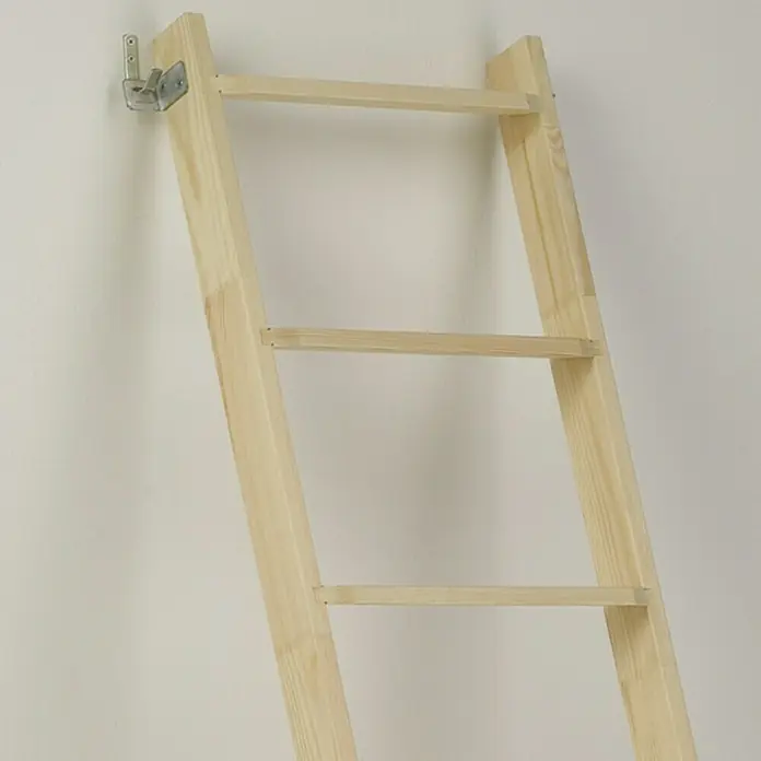 Star Stairs Hochbettleiter - Holz, Anzahl Stufen: 12 Stk., 306 cm - Detailaufnahme