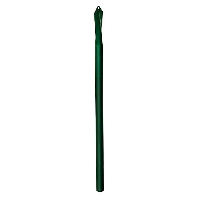 Poste para cercado Tornapuntas Quick Fix - Altura: 2,4 m, Diámetro: 40 mm, Verde oscuro, Acero