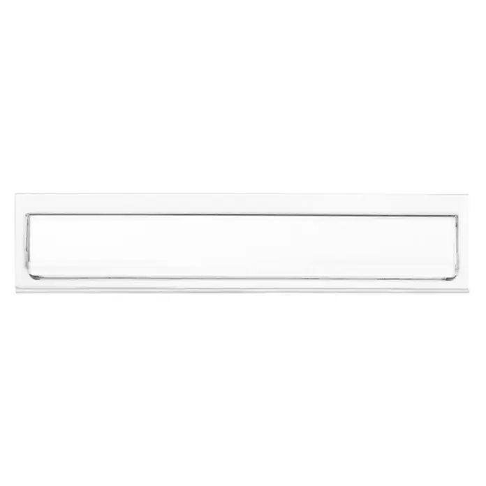 Arregui Bocacartas C-603 - L x An x Al: 24,8 x 7,3 x 2 cm, Blanco, Acero