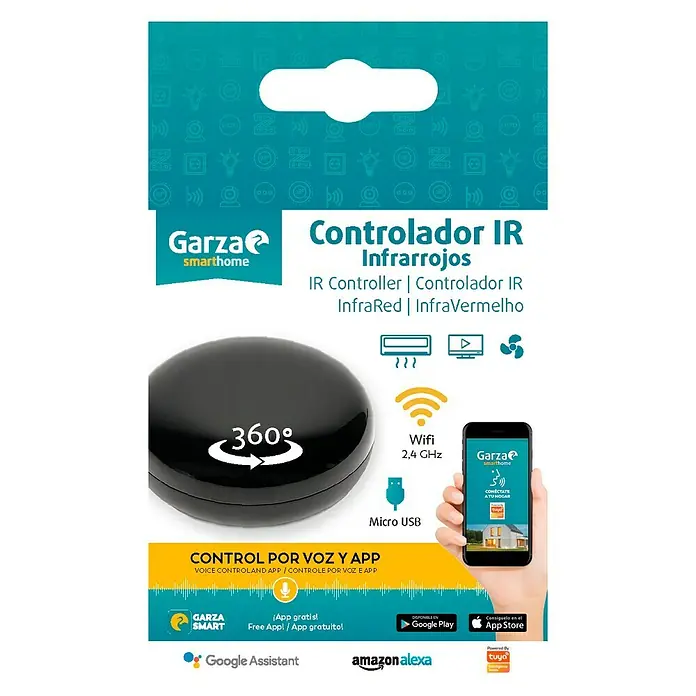 Garza Smart Home Controlador inteligente WiFi - 35 m