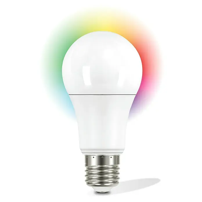 Garza Smart Home Bombilla LED RGB - 12 W, E27, Color de luz: RGBW, Intensidad regulable, Redonda