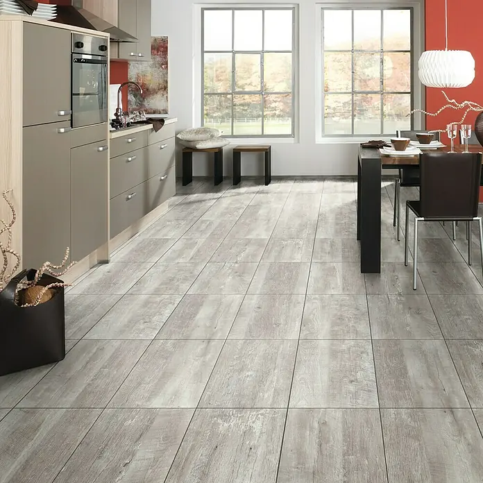 LOGOCLIC Uzorak Ceramico Eiche Vigo - 296 x 195 x 1 mm, Rustikalni pod - Živopisni prikaz