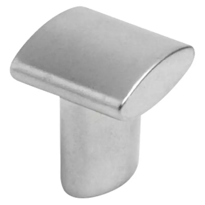 Rei Set de pomos para muebles - 4 pzs., Ø x Al: 20 x 20 mm, Aluminio