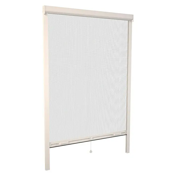 Mosquitera enrollable vertical - An x Al: 125 x 170 cm, Color bastidor: Blanco