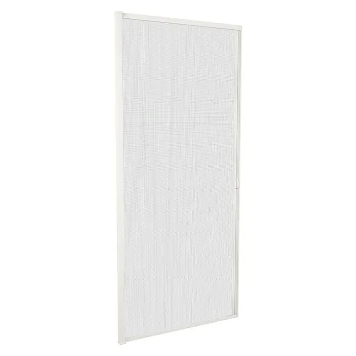 Mosquitera enrollable lateral - An x Al: 125 x 220 cm, Color bastidor: Blanco, Puertas