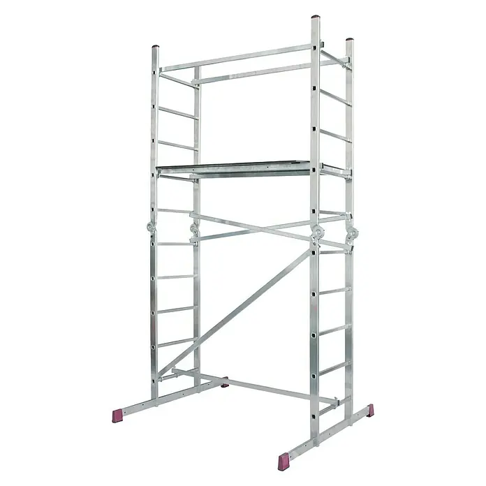 Krause Corda Zglobna radna skela - Radna visina: 4 m, Aluminij, Može se saviti