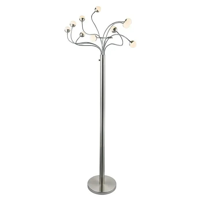 Globo LED-Stehleuchte ROSLIN - Höhe: 192 cm - Vorderansicht