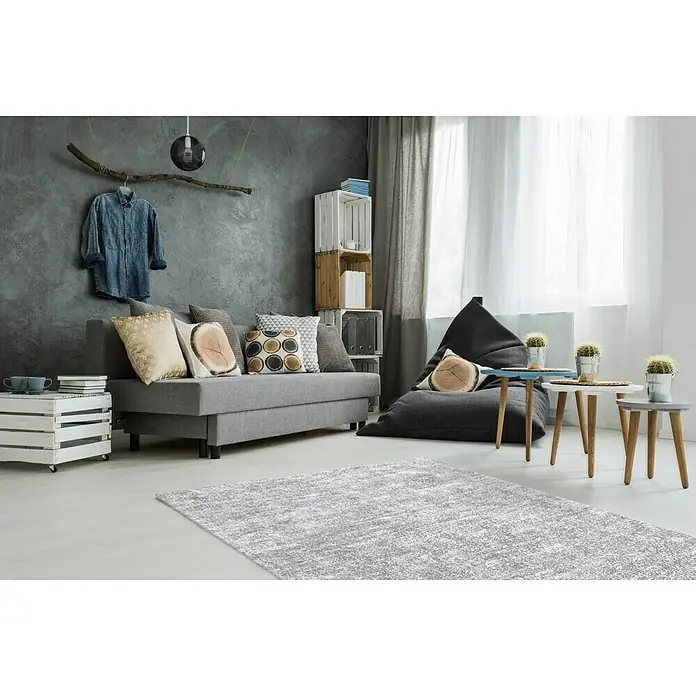 Kayoom Teppich Etna - Grau/Silber, 230 x 160 cm - Stimmungsaufnahme