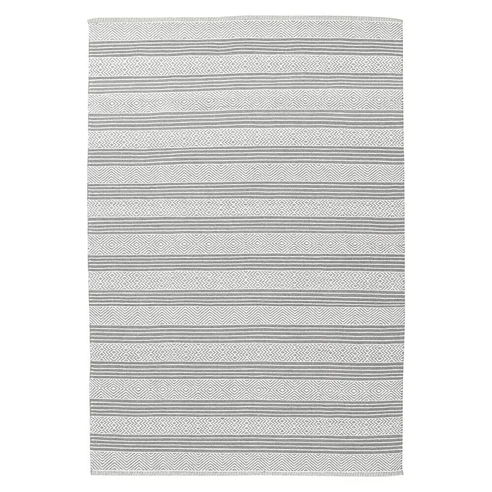 Kayoom Wollteppich Jodhpur 610 - Grau, 170 x 120 cm, 100 % Wolle - Ansicht von oben