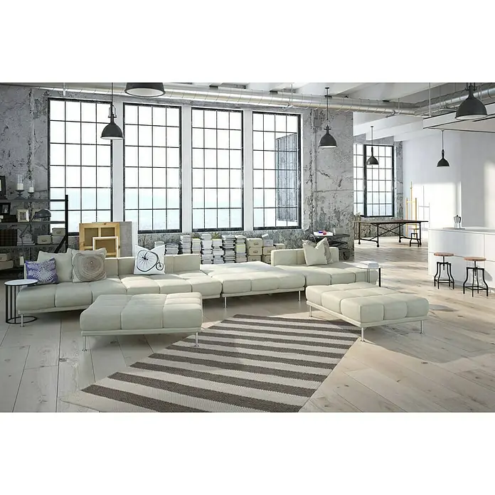 Kayoom Wollteppich Jodhpur 110 - Beige/Braun, 230 x 160 cm, 100 % Wolle - Stimmungsaufnahme