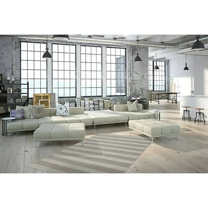 Kayoom Wollteppich Jodhpur 410 - Natur, 150 x 80 cm, 100 % Wolle - Stimmungsaufnahme