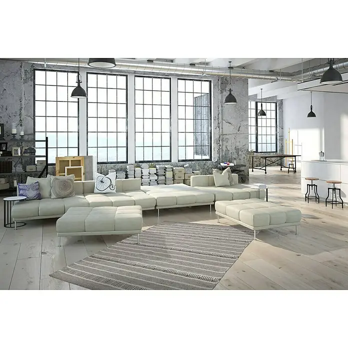 Kayoom Wollteppich Jodhpur 210 - Natur, 230 x 160 cm, 100 % Wolle - Stimmungsaufnahme