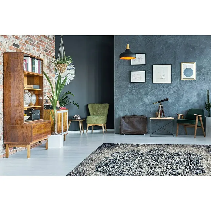 Kayoom Flachgewebeteppich River 140 - Multi, 150 x 80 cm, 70 % Baumwolle, 30 % Polyester - Stimmungsaufnahme