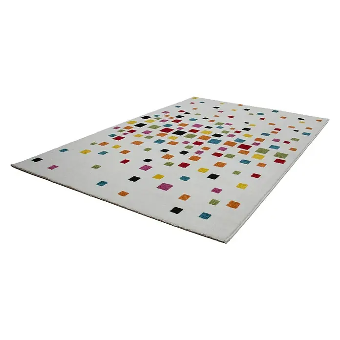 Kayoom Kurzflorteppich Trinidad I - Multi, 170 x 120 cm - Linke Seitenansicht