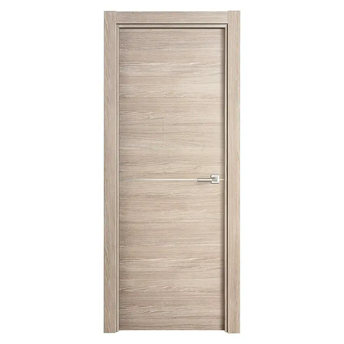 Puerta interior Roble Gris  100AL - 62,5 x 203 cm, Izquierda, Roble Gris, Macizo
