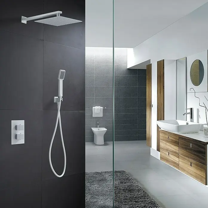 Imex Conjunto de ducha empotrado Cies - Blanco