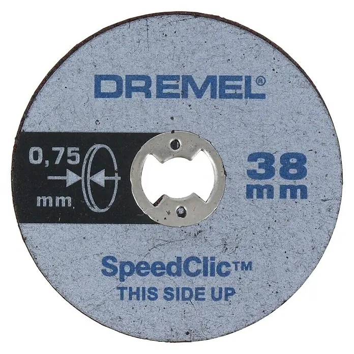 Dremel EZ SpeedClic Rezni disk SC 409 - 38 mm, 5 Kom. - Pogled sprijeda