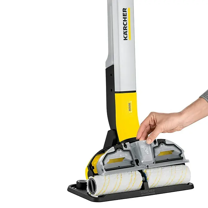 Kärcher Fregadora de suelos de batería FC 3 Cordless - Funcionamiento con batería, Rendimiento por unidad de superficie: 60 m²/carga de la batería, Anchura de trabajo: 300 mm