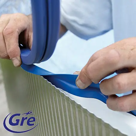 Gre  Suelo Liner azul colgante