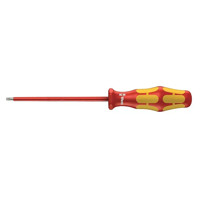 Wera Kraftform Plus VDE Odvijač VDE 160 i - Širina oštrice: 3 mm, Duljina oštrice: 100 mm - Pogled sprijeda