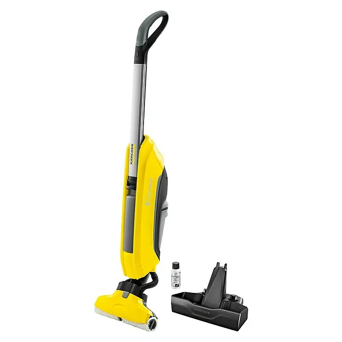 Kärcher Akku-Hartbodenreiniger FC 5 Cordless - Akkubetrieben, Flächenleistung: 60 m²/Akkuladung, Arbeitsbreite: 300 mm - Linke Seitenansicht