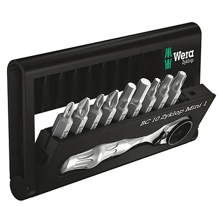 Wera Kraftform Kompakt Schroefbit- en ratelset Zyklop Mini