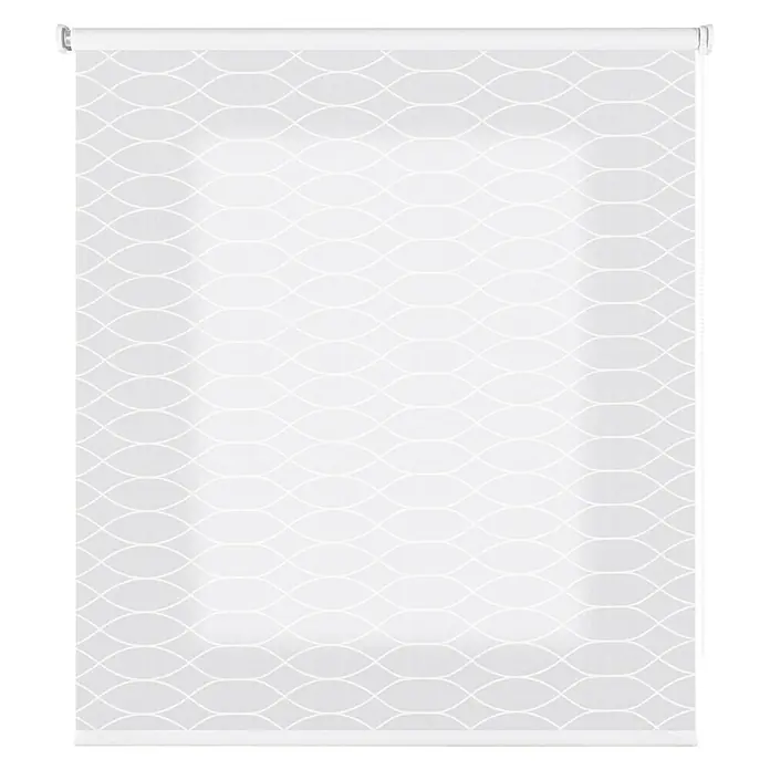 Estor enrollable Roll-up Scene - An x Al: 120 x 180 cm, Ola blanca